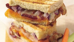 Grilled Cheese with Ham or Bacon